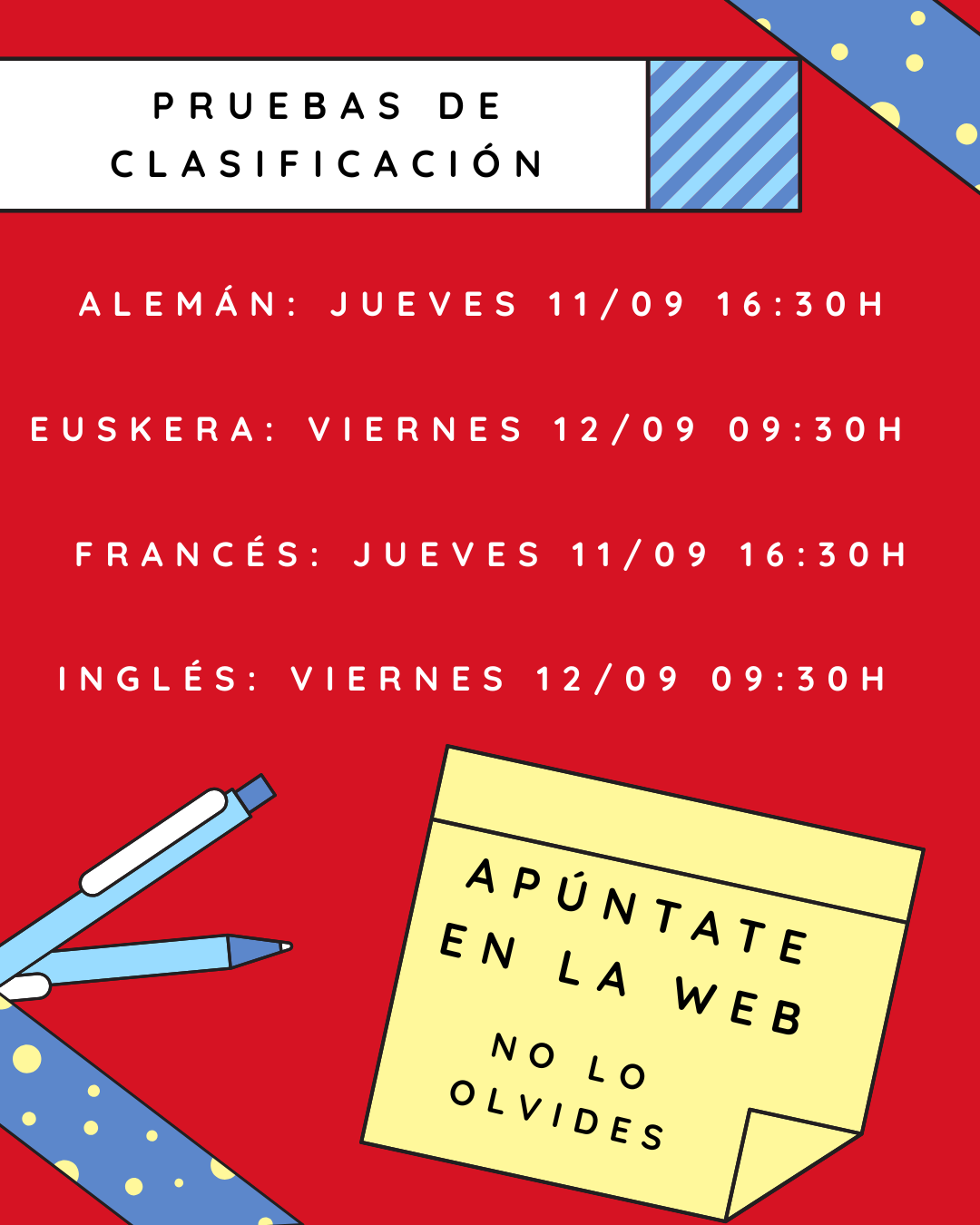 Pruebas clasificación (1)