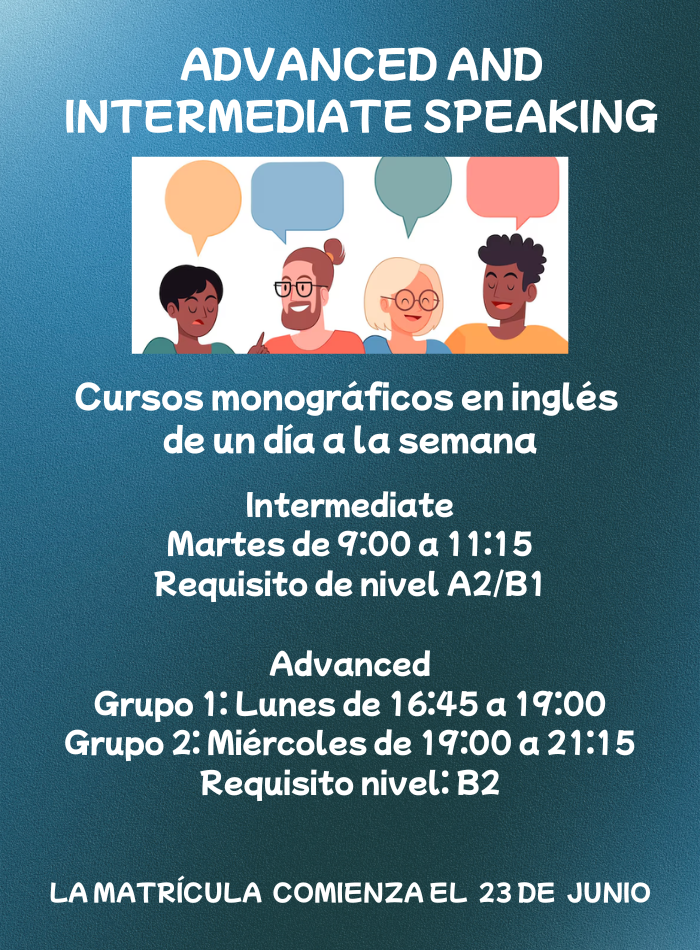 Advanced and Intermediate Speaking